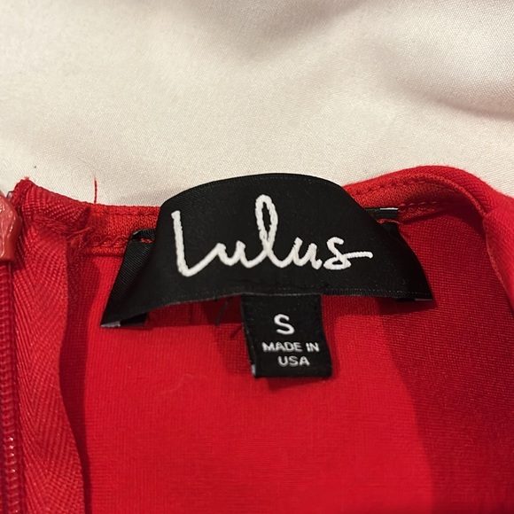 Lulus size S red dress - Picture 3 of 5